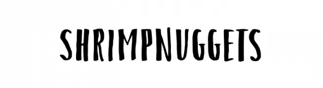 Shrimp Nuggets  フリーフォントのダウンロード