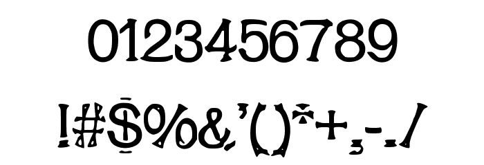 ShrimpFriedRiceNo1 Font OTHER CHARS