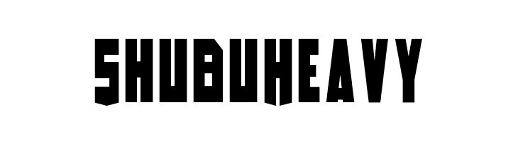 Shubu Heavy  免费字体下载
