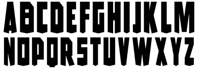 Shubu Heavy Fonte MAIÚSCULAS