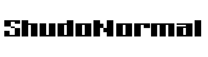 Shudo Normal  baixar fontes gratis