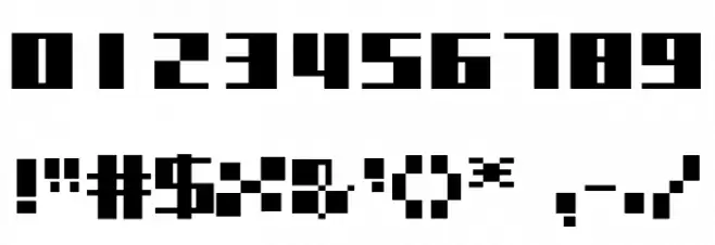 Shudo Normal Font Alte caractere