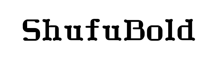 Shufu Bold  les polices de caractères gratuit tlcharger