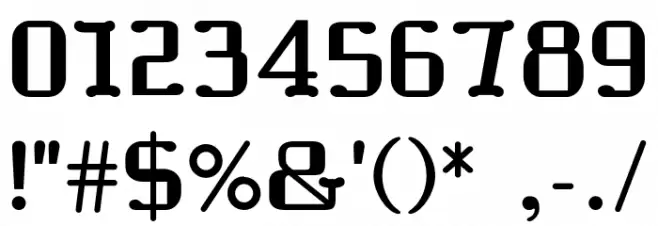 Shufu Bold Font OTHER CHARS