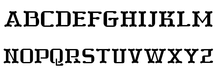 Shufu Bold Font Litere mari