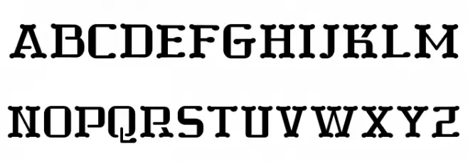 Shufu Bold Schriftart Groß