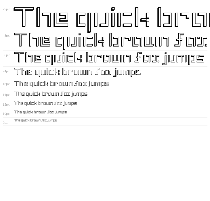 Shuin Sans3D Waterfall