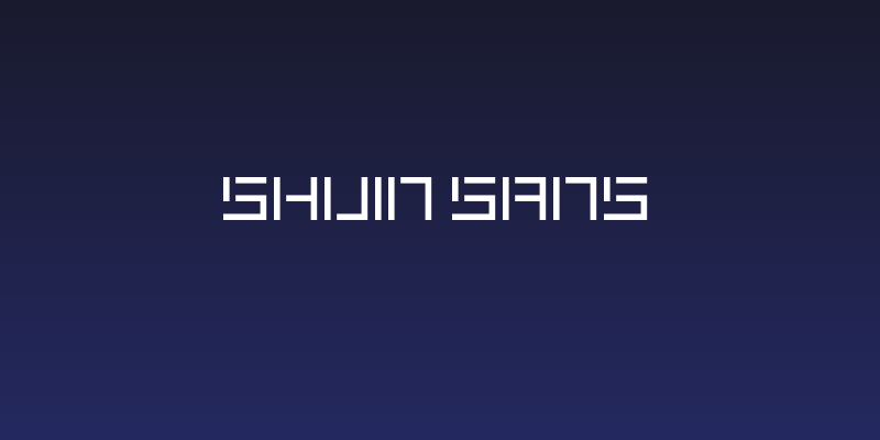 Shuin Sans Social Header