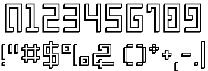 ShuinSans3D Font OTHER CHARS