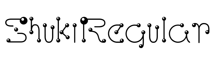 Shuki Regular  Frei Schriftart Herunterladen