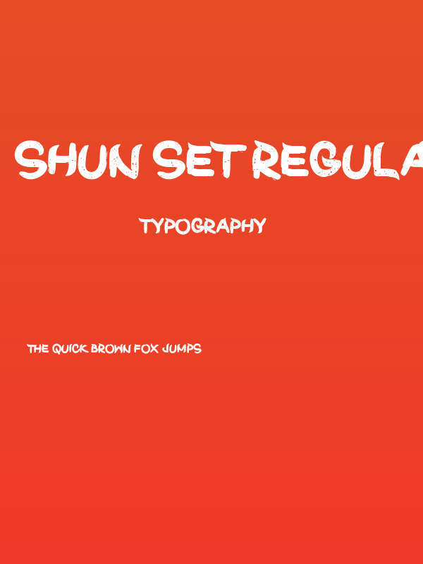 Shun Set Regular Poster