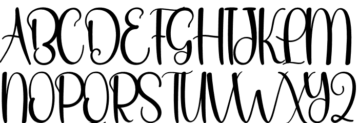 Shunshine Font UPPERCASE