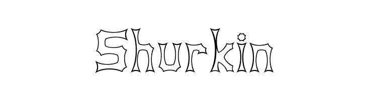 Shurkin  les polices de caractères gratuit tlcharger