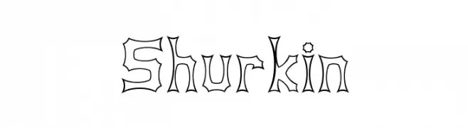 Shurkin  Frei Schriftart Herunterladen