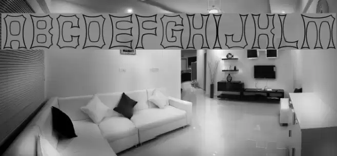 Shurkin Font examples