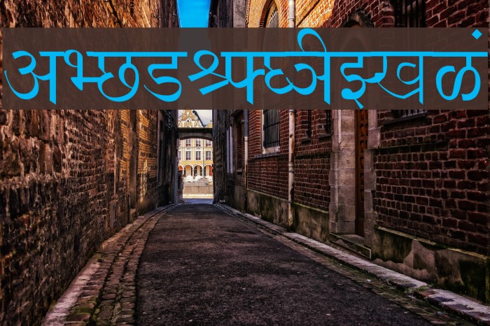 Shusha Font examples