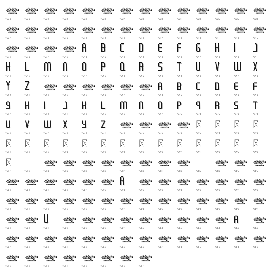 Shut Down Demo Shadow Character Map