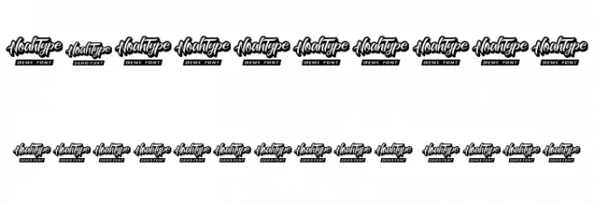 Shut Down Demo Font OTHER CHARS