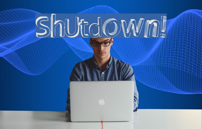 Shutdown! Font examples