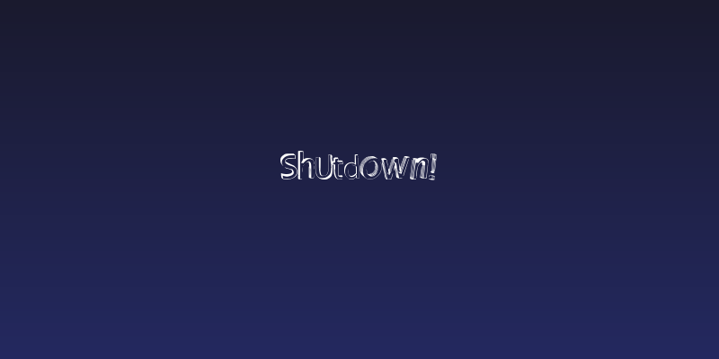 Shutdown! Social Header