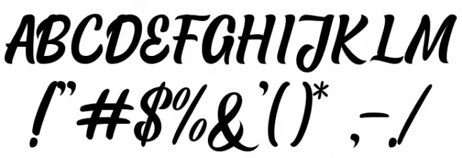 Shutle Mind Font OTHER CHARS