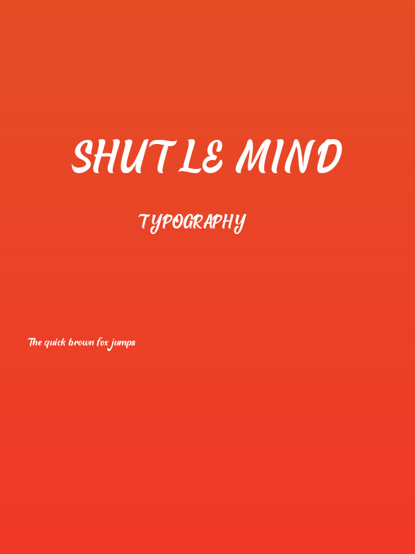 Shutle Mind Poster
