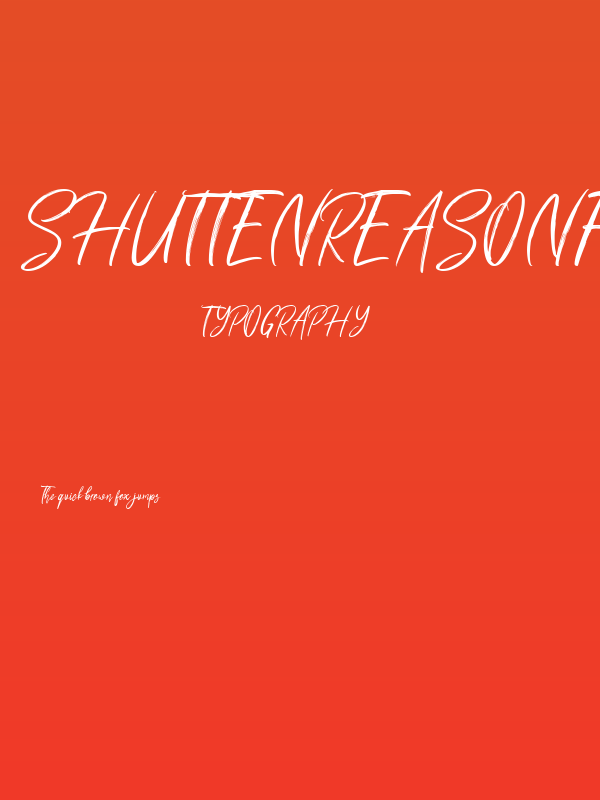 ShuttenReasonFree Poster