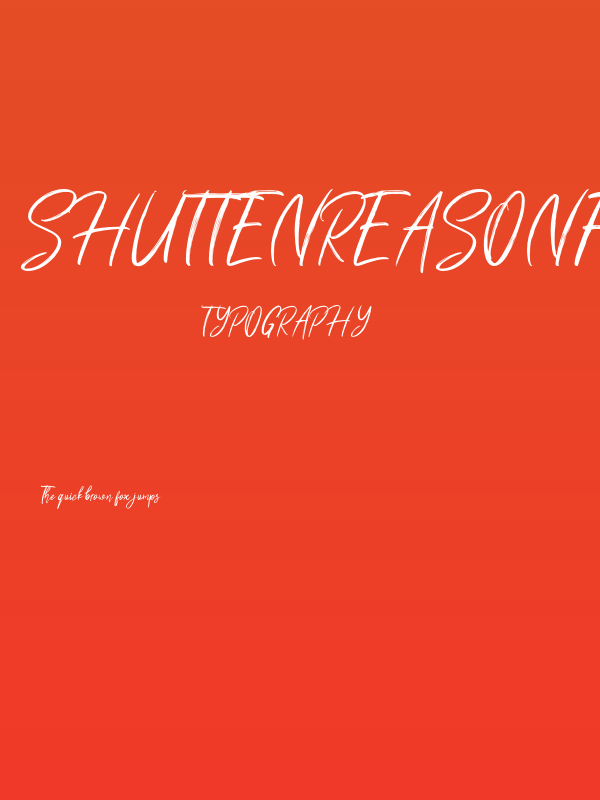 ShuttenReasonFree Poster