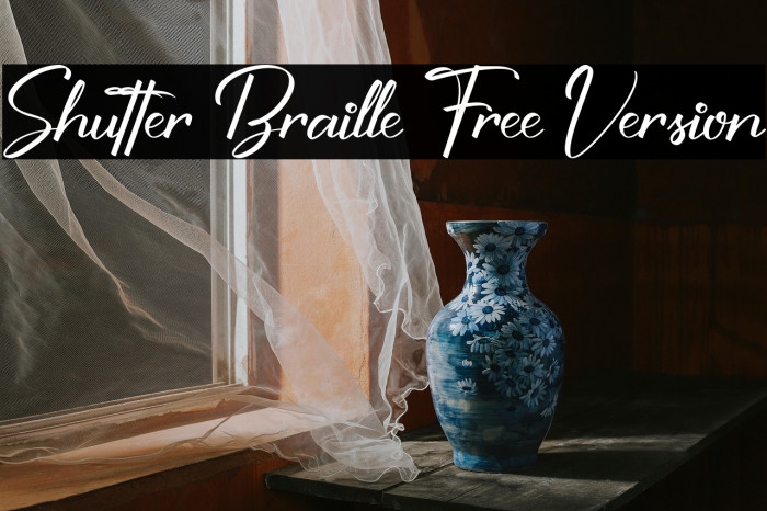 Shutter Braille Free Version Example 2