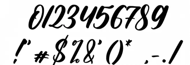 Shutter Times Font OTHER CHARS