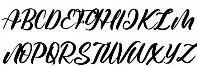 Shutter Times Schriftart Groß