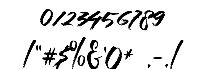 Shutter Font OTHER CHARS
