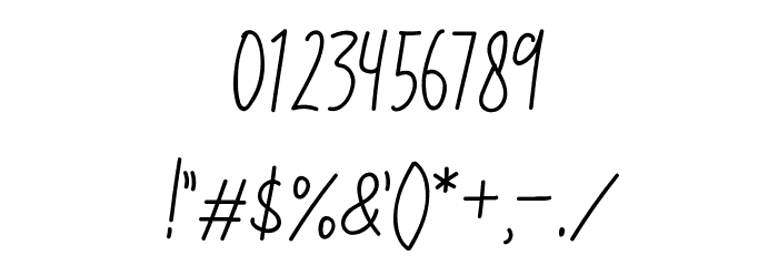 ShutterStone-Standard Font OTHER CHARS