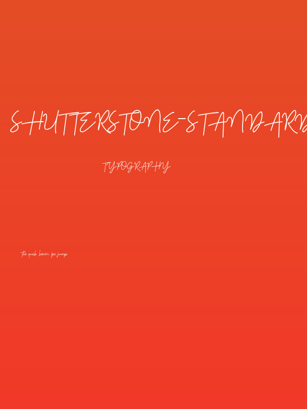 ShutterStone-Standard Poster