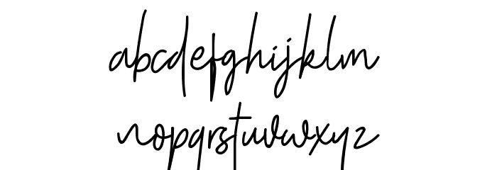 ShutterStone-Standard Font LOWERCASE