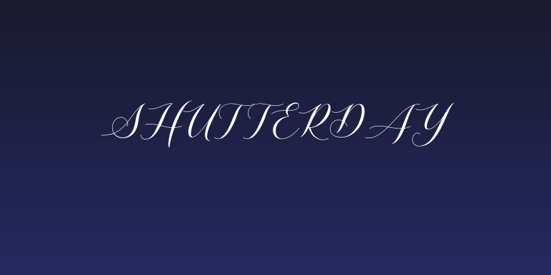 Shutterday Social Header