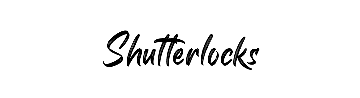 Shutterlocks  Descarca Fonturi Gratis