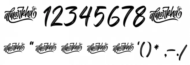 Shutterlocks Font OTHER CHARS