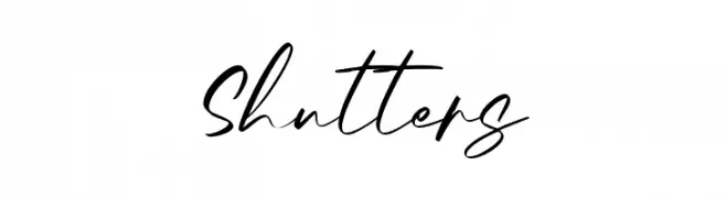 Shutters フォント