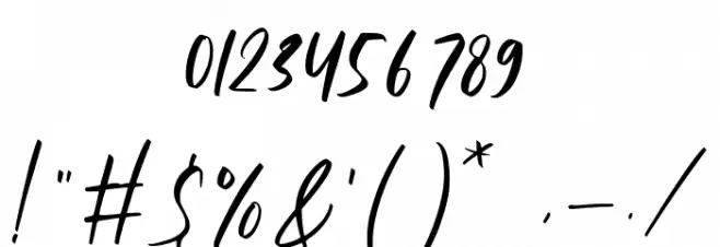 Shutters フォント その他の文字