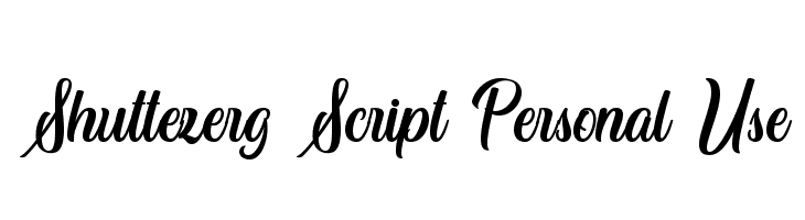 Shuttezerg Script Personal Use  नि: शुल्क फ़ॉन्ट्स डाउनलोड