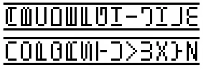 Shuttle BMP18 Schriftart Groß
