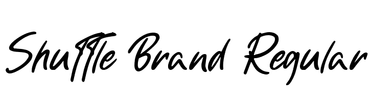 Shuttle Brand Regular  नि: शुल्क फ़ॉन्ट्स डाउनलोड