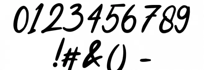 Shuttle Brand Regular Font OTHER CHARS