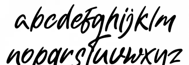 Shuttle Brand Regular Schriftart Kleinbuchstaben