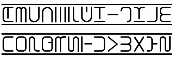 Shuttle Font Litere mari