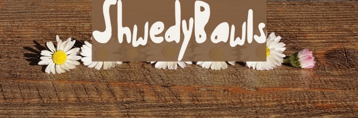 ShwedyBawls Font examples