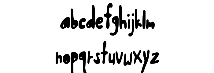 ShwedyBawls Font LOWERCASE