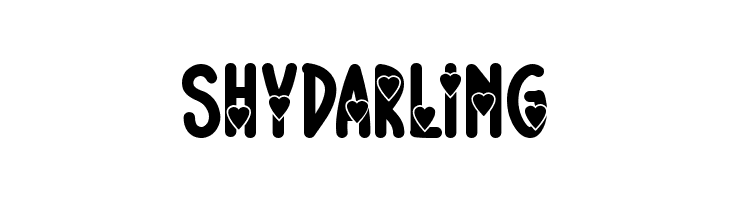 Shy Darling  les polices de caractères gratuit tlcharger