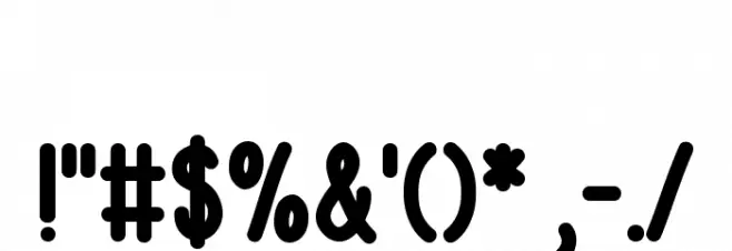 Shy Darling Font OTHER CHARS